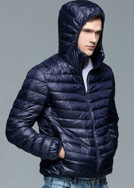 Hooded Winter Coat Plus-size Men's Wear
