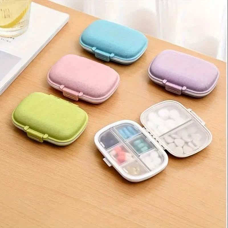 8-Compartment Weekly Medicine Travel Pill Organizer Storage Box