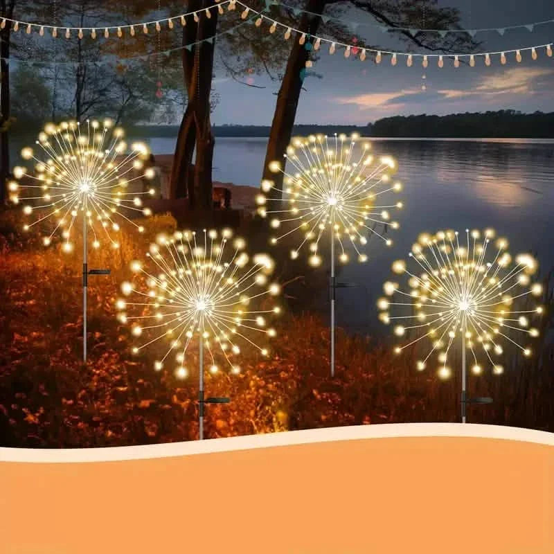 8 Lighting Modes Solar Festival Viewing Decorative Outdoor Lights