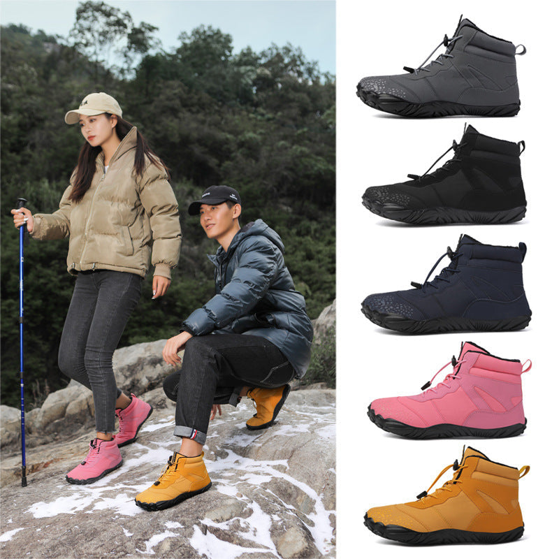 Unisex Fleece-Lined Waterproof High-Top Snow Boots