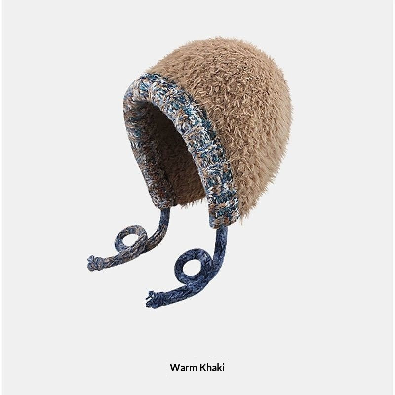 Gorro de punto para mujer a prueba de frío – Gorro versátil cálido de invierno