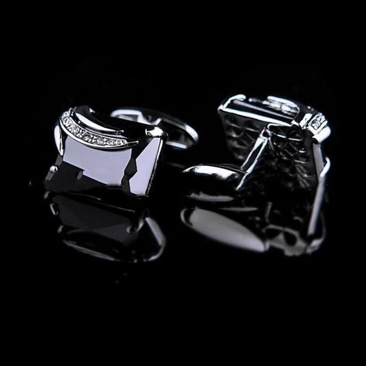 Gemelos de cristal de circonita con forma de ángel para hombre