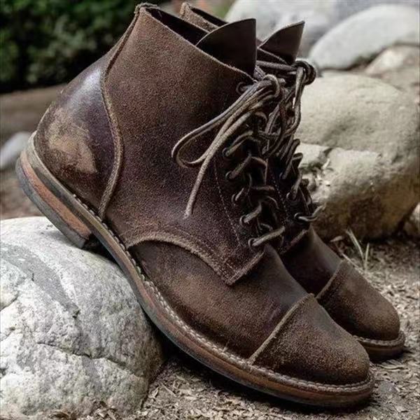 Retro Belt Thick Heel Short Boots