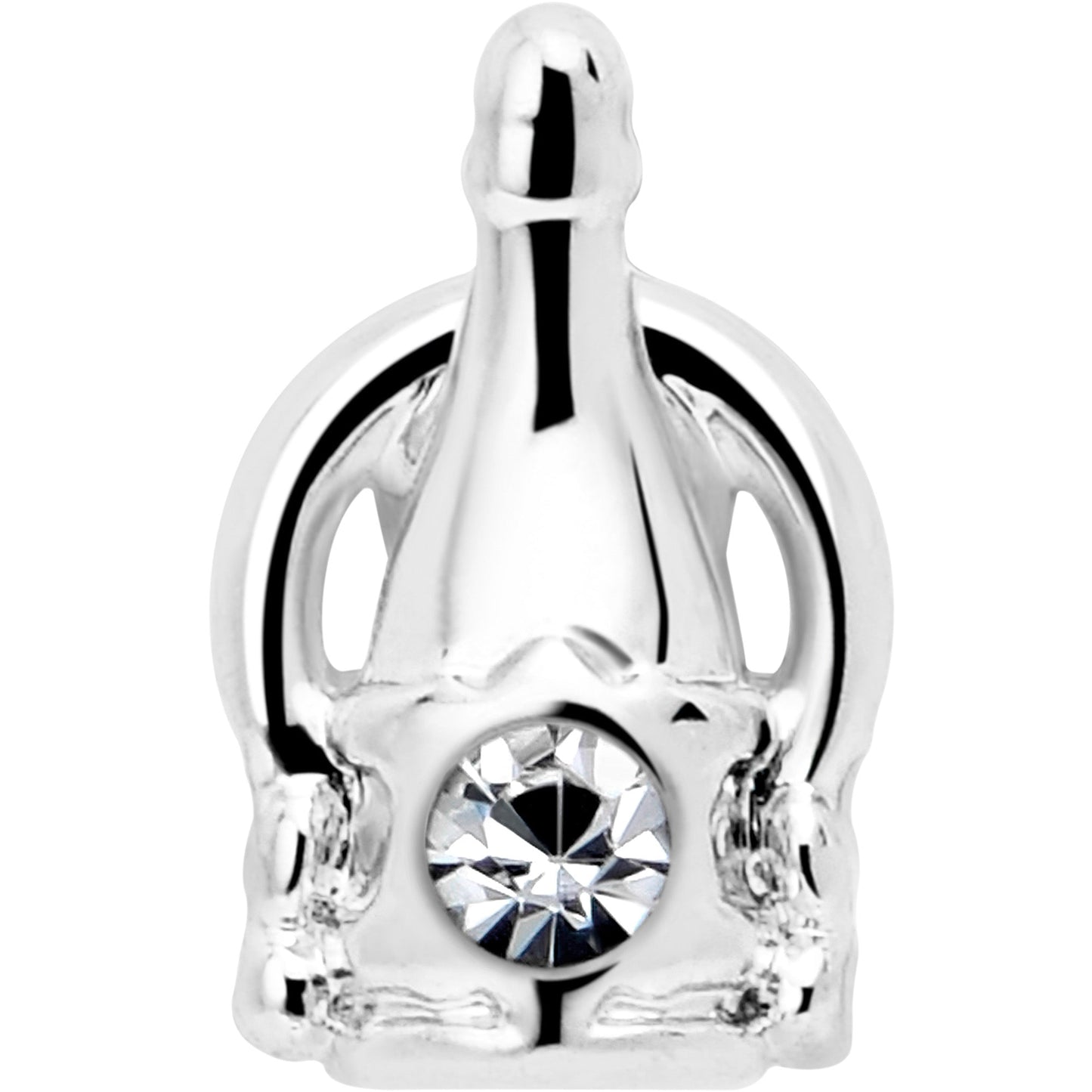 16G 1/4 Clear Gem Champagne Dreams Cartilage Tragus Earring