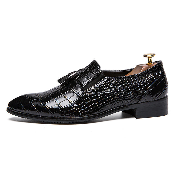 Men's Pointed-Toe Tassel Shoes