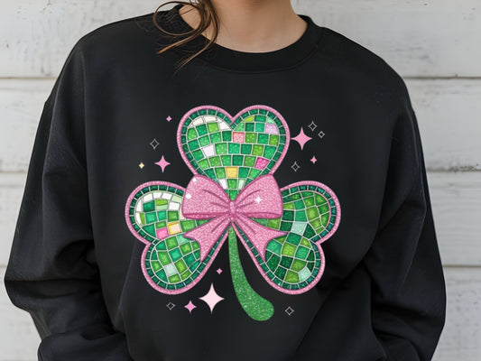 Sudadera tréboles y lazos