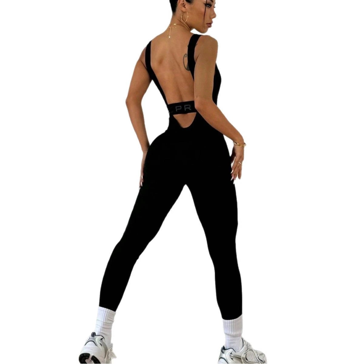 Yoga Tight Jumpsuit One-piece High Elastic Fitness One-piece