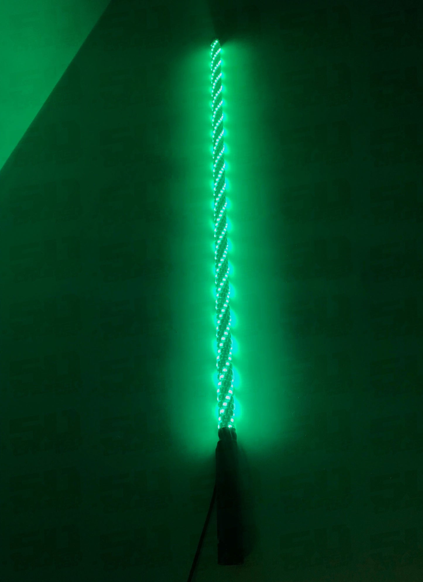 Single 50 Cal LED Lighted Whip with Bluetooth App Control