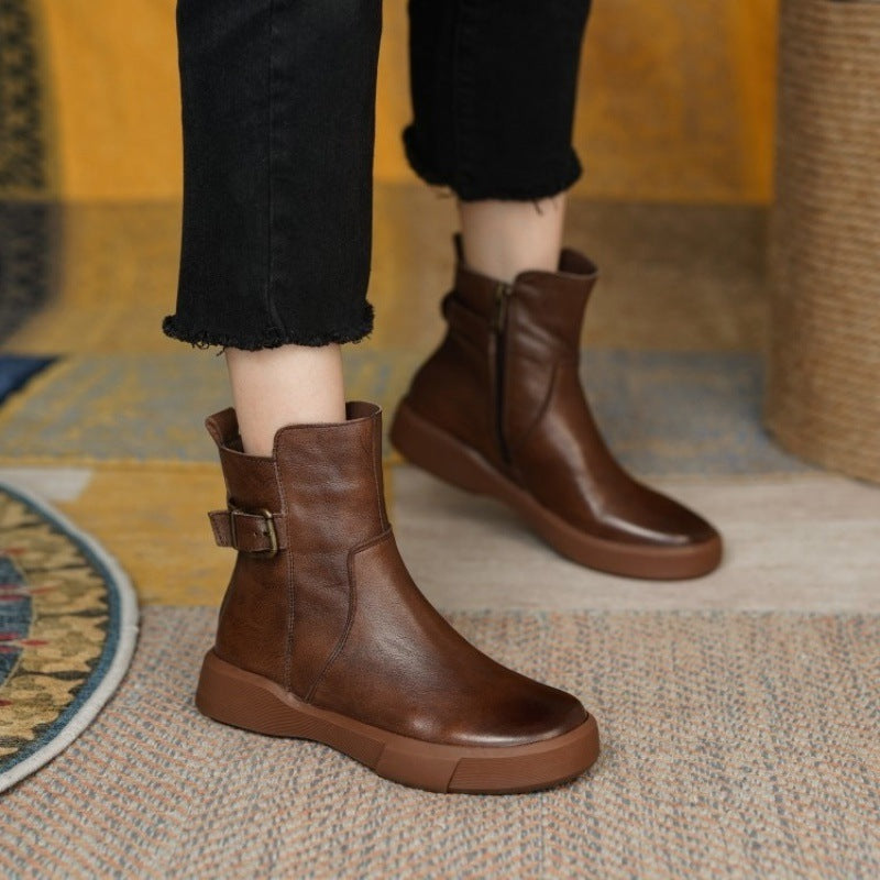 Women's Platform Martin Boots