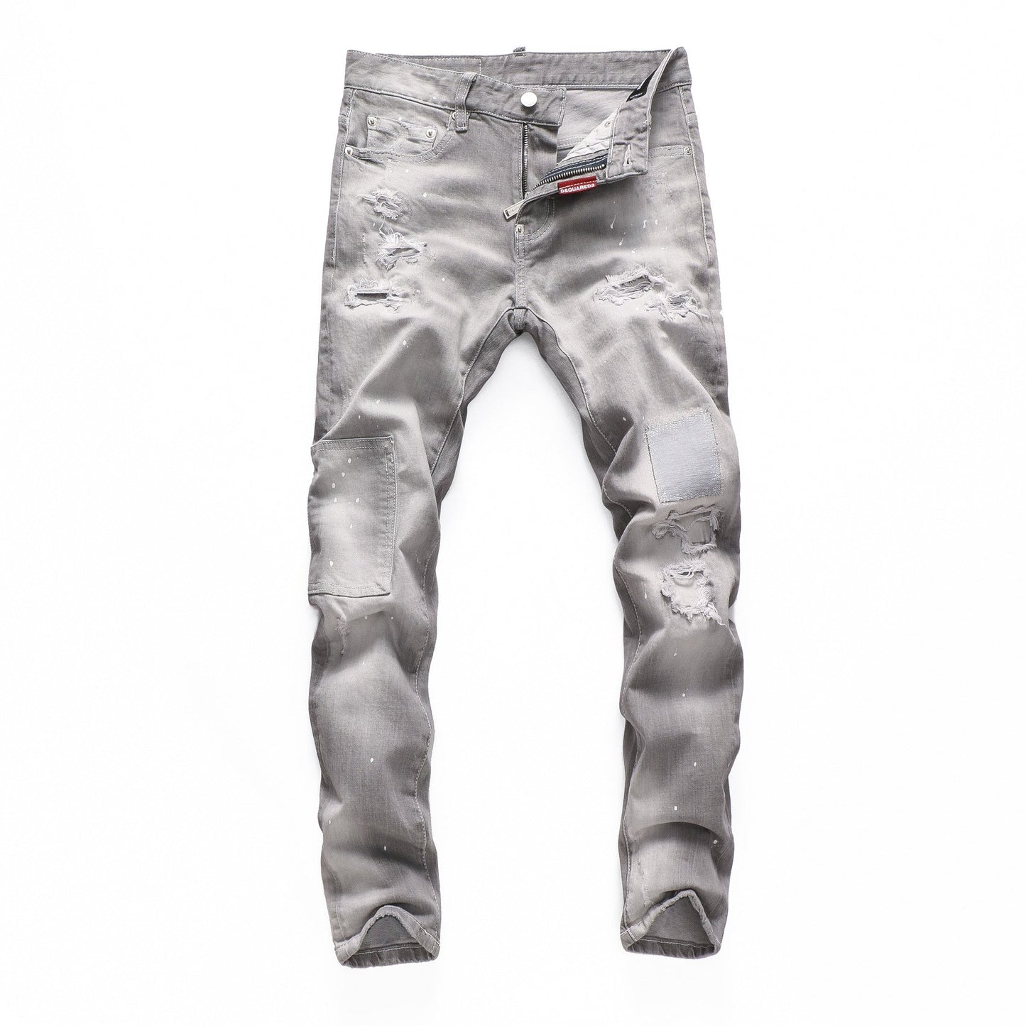 Grey Hong Kong Feng Shui Wash Slag Men's Jeans