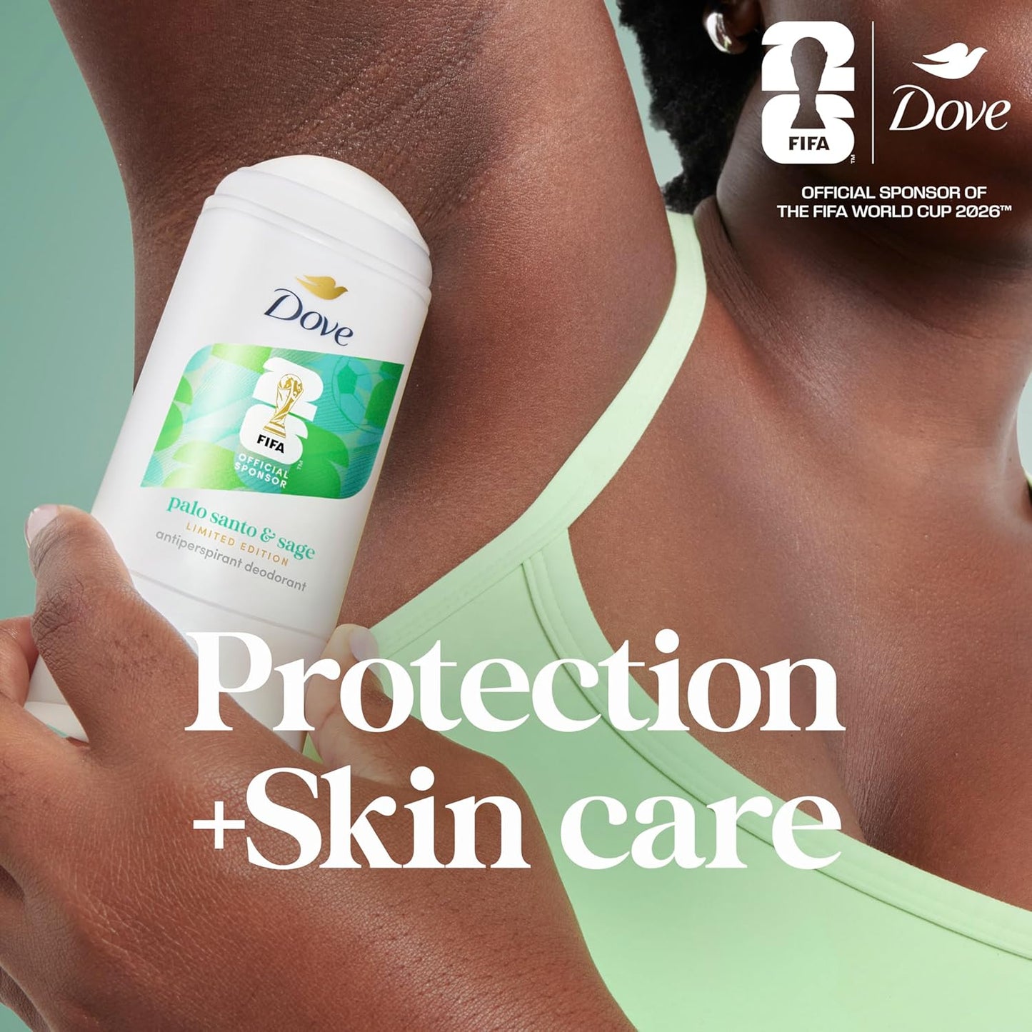 Dove Solid Stick Palo Santo & Sage for 72-Hour Sweat and Odor Protection Alcohol Free 2.6 oz