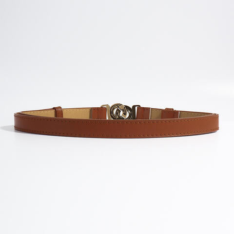 ElegantStyle Alloy Buckle PU Belt – Chic and Versatile Accessory See size chart under “more details”