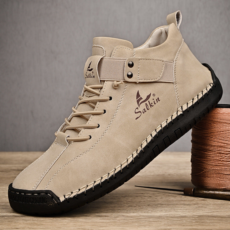 Men's Plus Size Handmade Low-top Flats