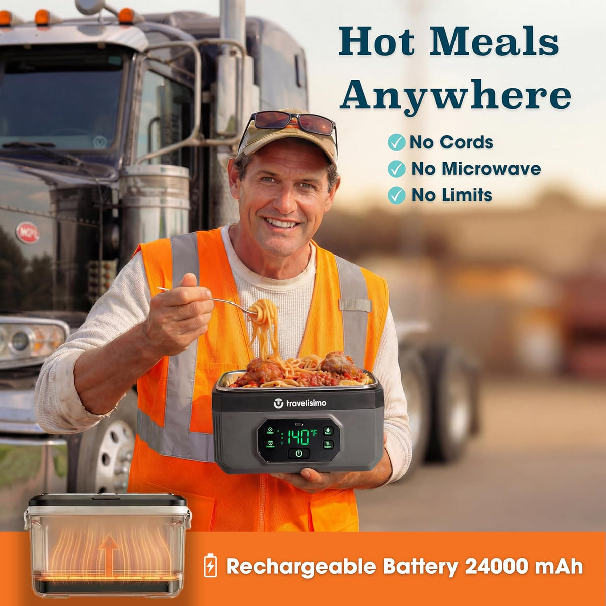 Monza Electric Lunch Box Cordless XL