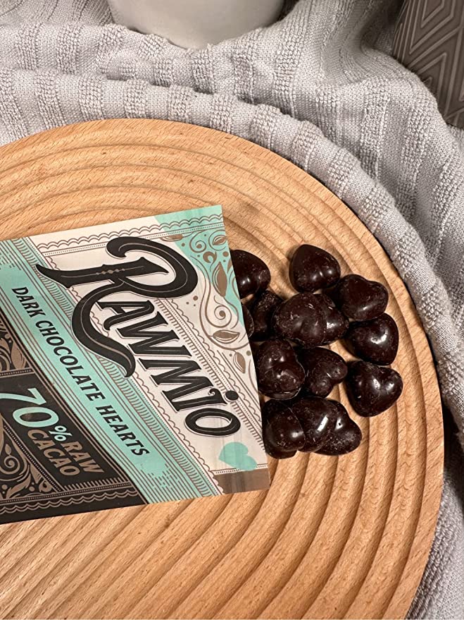 Rawmio Dark Chocolate Hearts - 70%