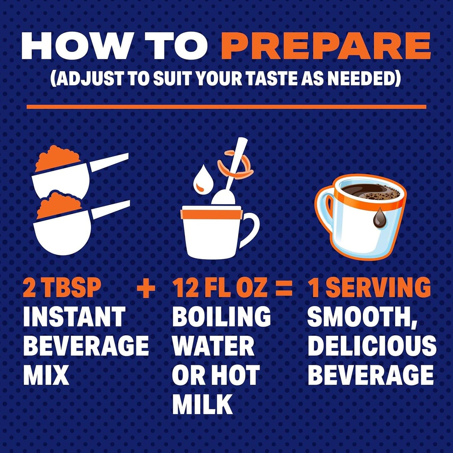Maxwell House Instant Cafe-Style Beverage Mix, Easy to Prepare, 1 Canister, for Quick Morning Coffee or Afternoon Treat, Cafe Francais, Kosher Dairy, 7.6 oz