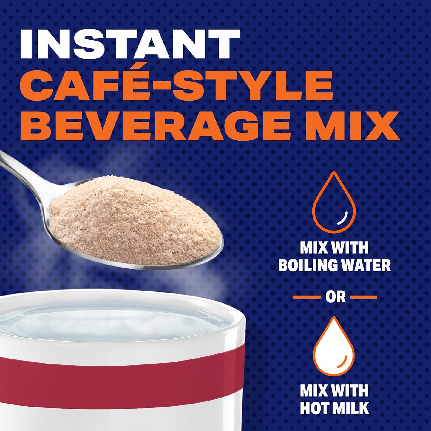 Maxwell House Instant Cafe-Style Beverage Mix, Easy to Prepare, 1 Canister, for Quick Morning Coffee or Afternoon Treat, Cafe Vienna, Kosher Dairy, 9 oz
