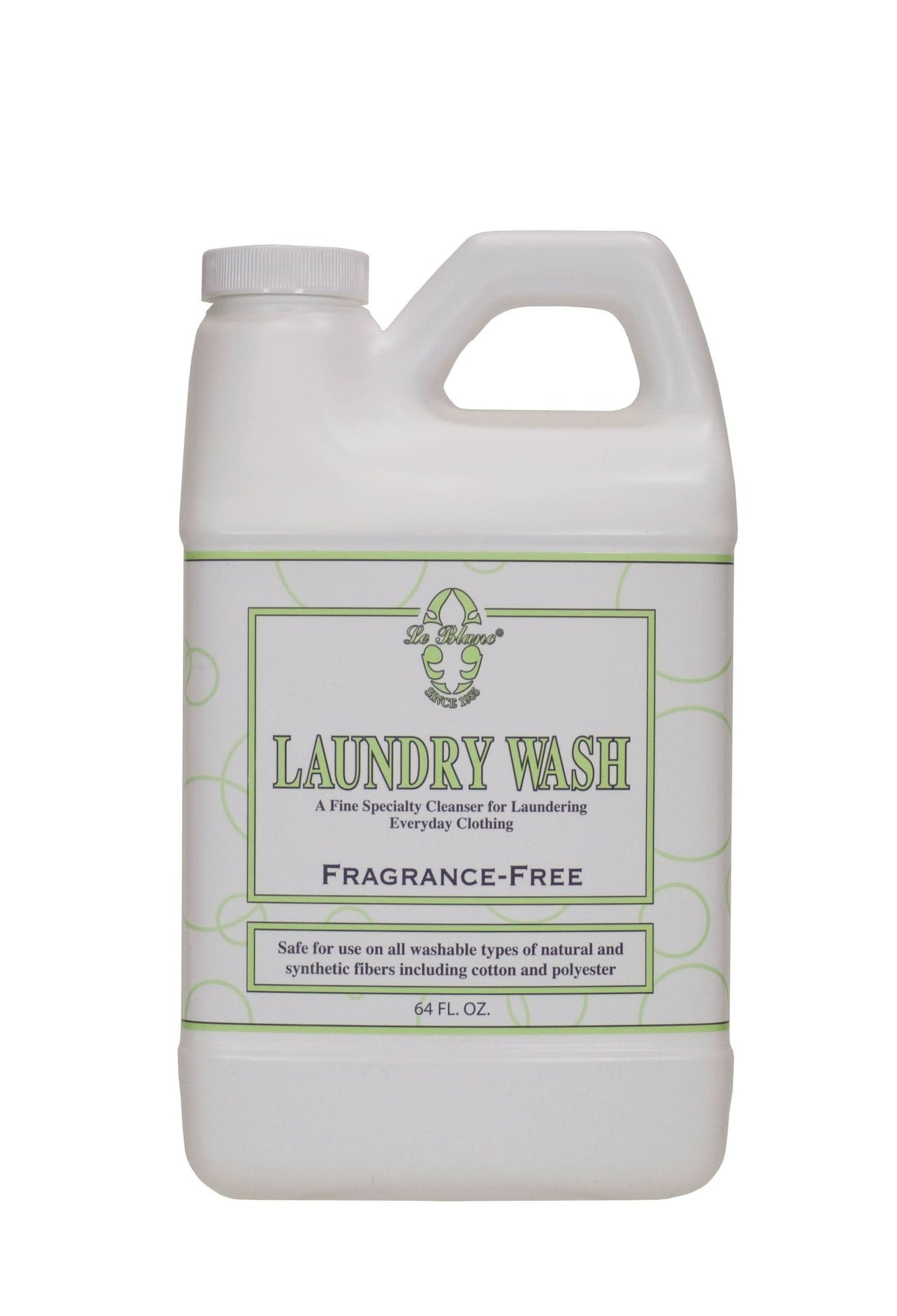 Le Blanc Fragrance Free Laundry Wash 64 oz