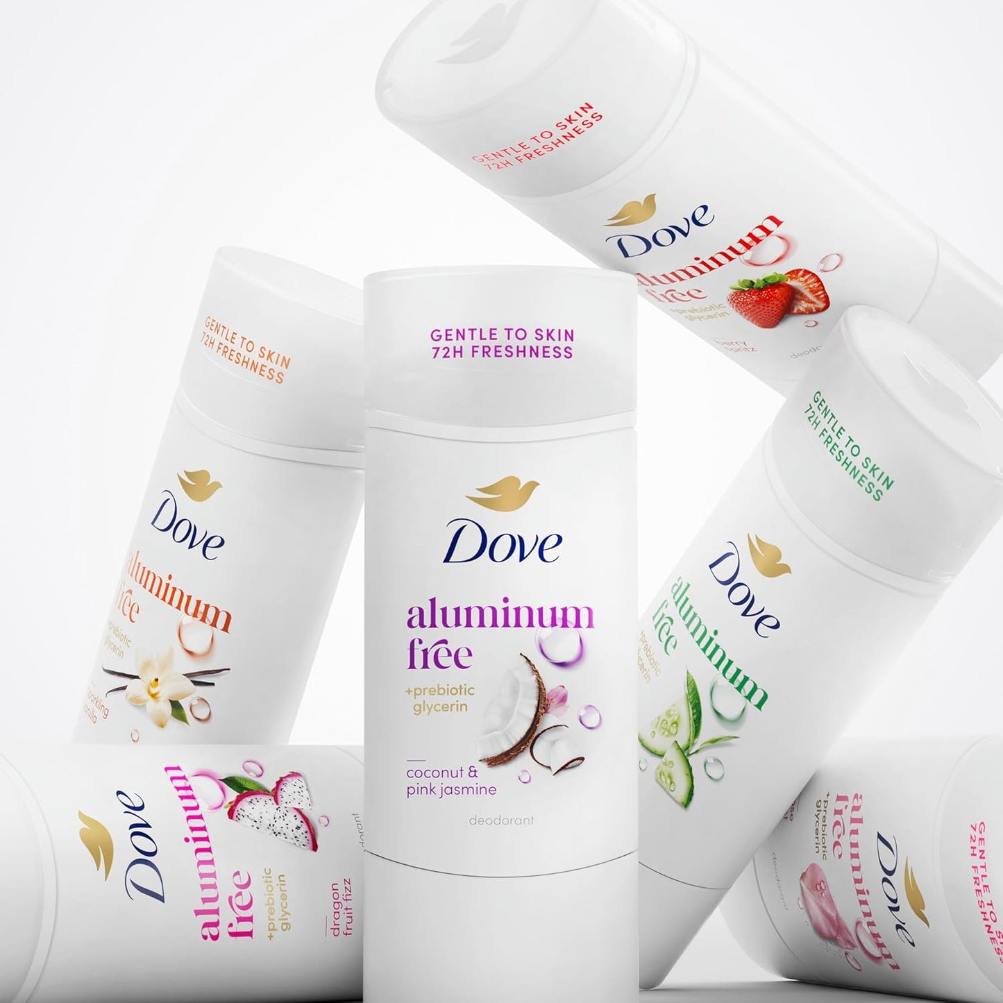 Dove Deodorant Stick Sensitive for 72 Hour Odor Protection Aluminum Free 2.4 oz