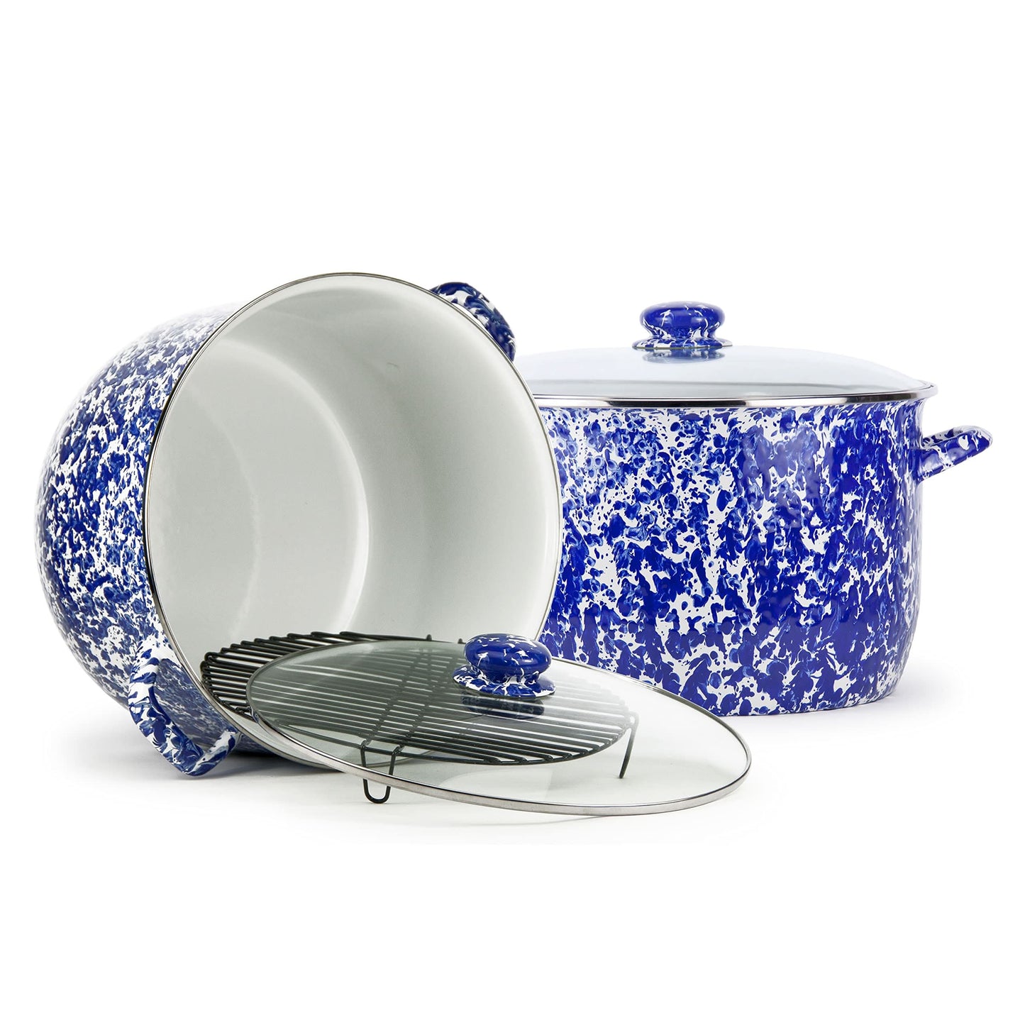 Golden Rabbit Enamelware 18 qt Stock Pot
