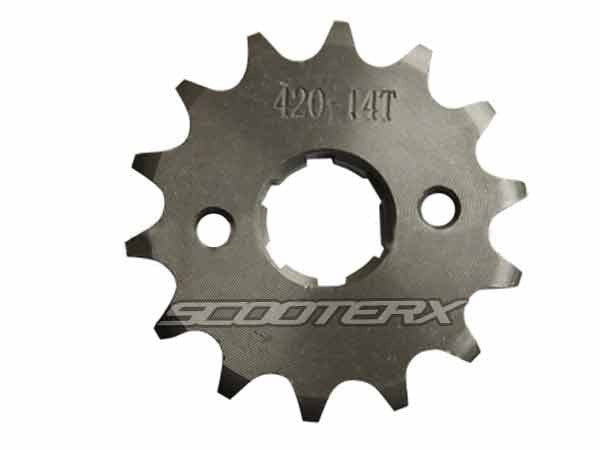 Sprocket 420 14 tooth 20mm