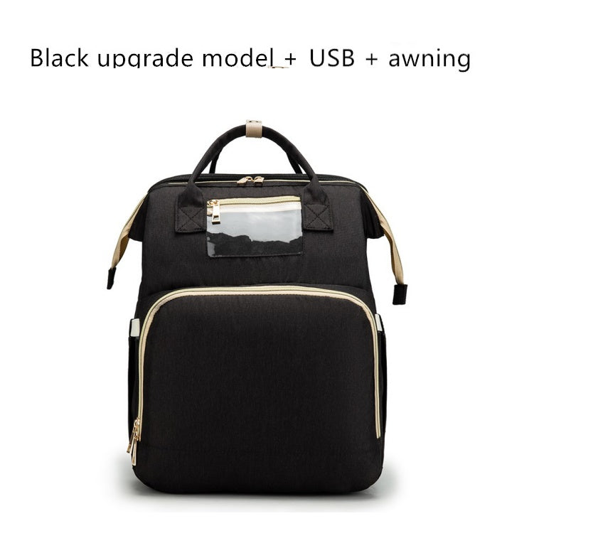 USB Charging Mommy Bed Backpack