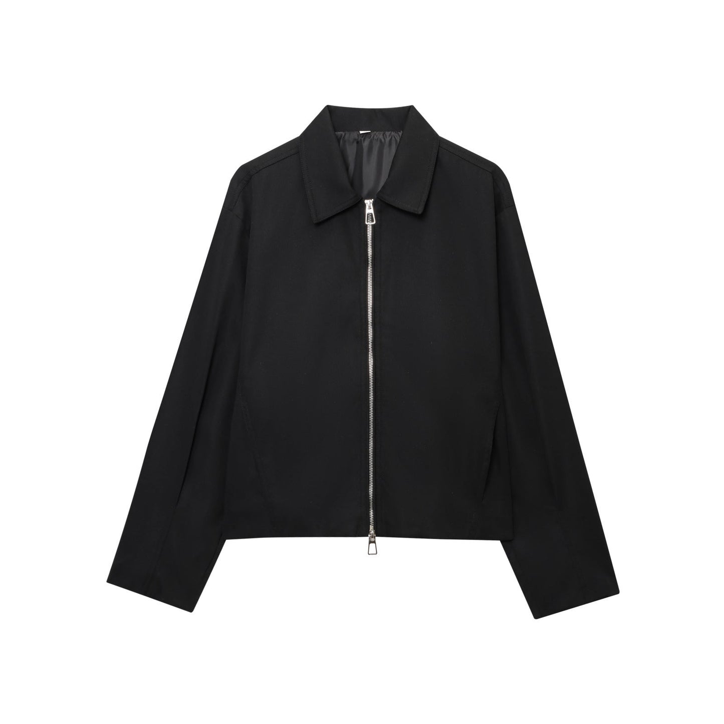 European And American-style Lapel Long-sleeve Zip-up Baseball Uniform Jacket