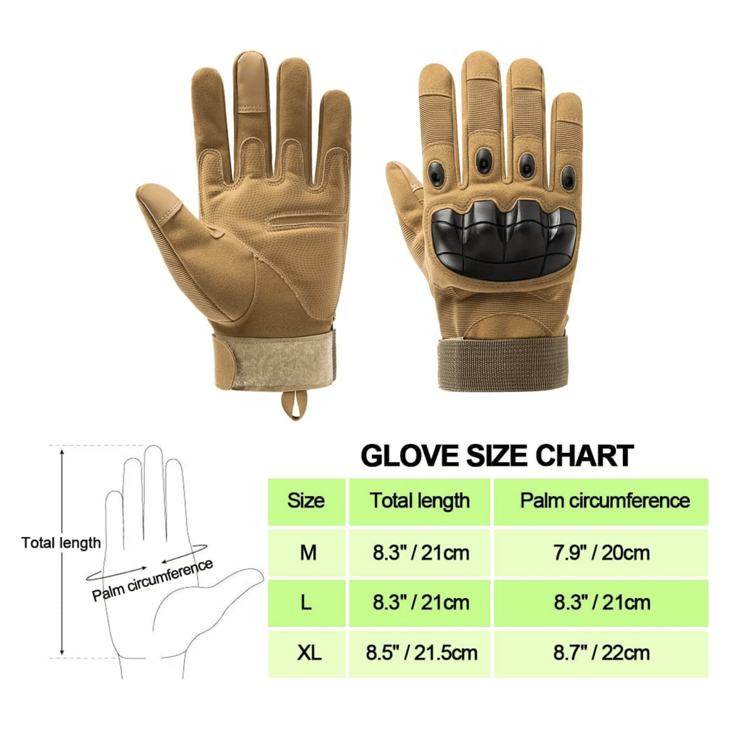 JupiterGear Tactical Military Airsoft Gloves