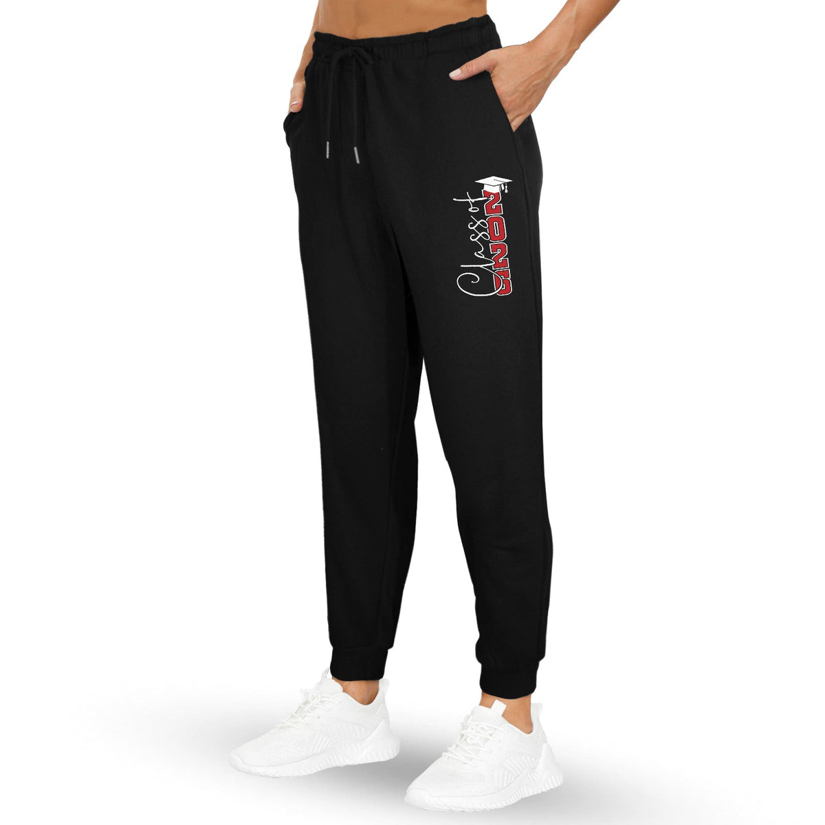 Class of 2026 Graduate Unisex Fleece Sweatpants (Left Printing) Made in USA