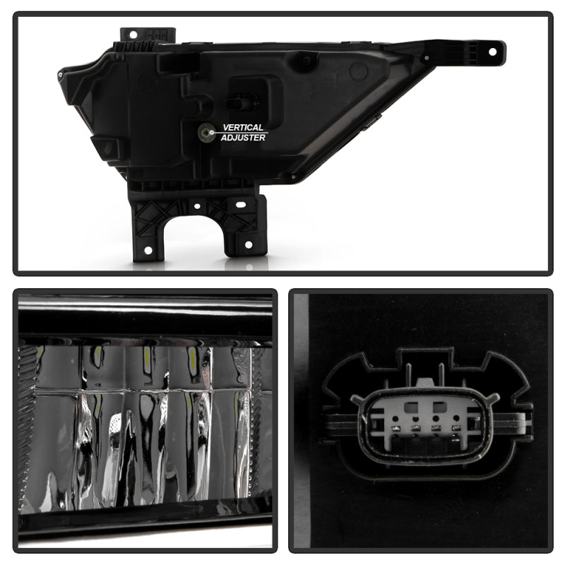 Faros antiniebla LED completos estilo OEM Spyder 21-23 Ford F150 con interruptor FL-FF1502021-LED-C