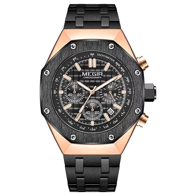 Men's Multifunctional Waterproof Quartz Watch