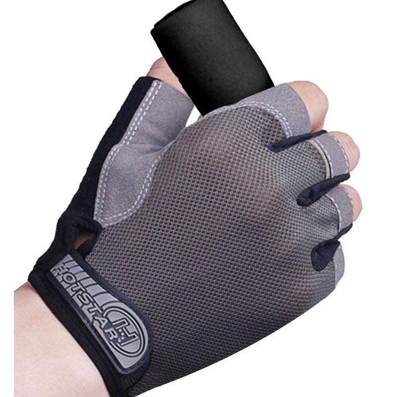 Half Finger Gloves Men's Outdoor Fitness Sports Thin Breathable Non-slip Wear-resistant Mountaineering Rock Climbing Exhibit Finger Gloves For Women