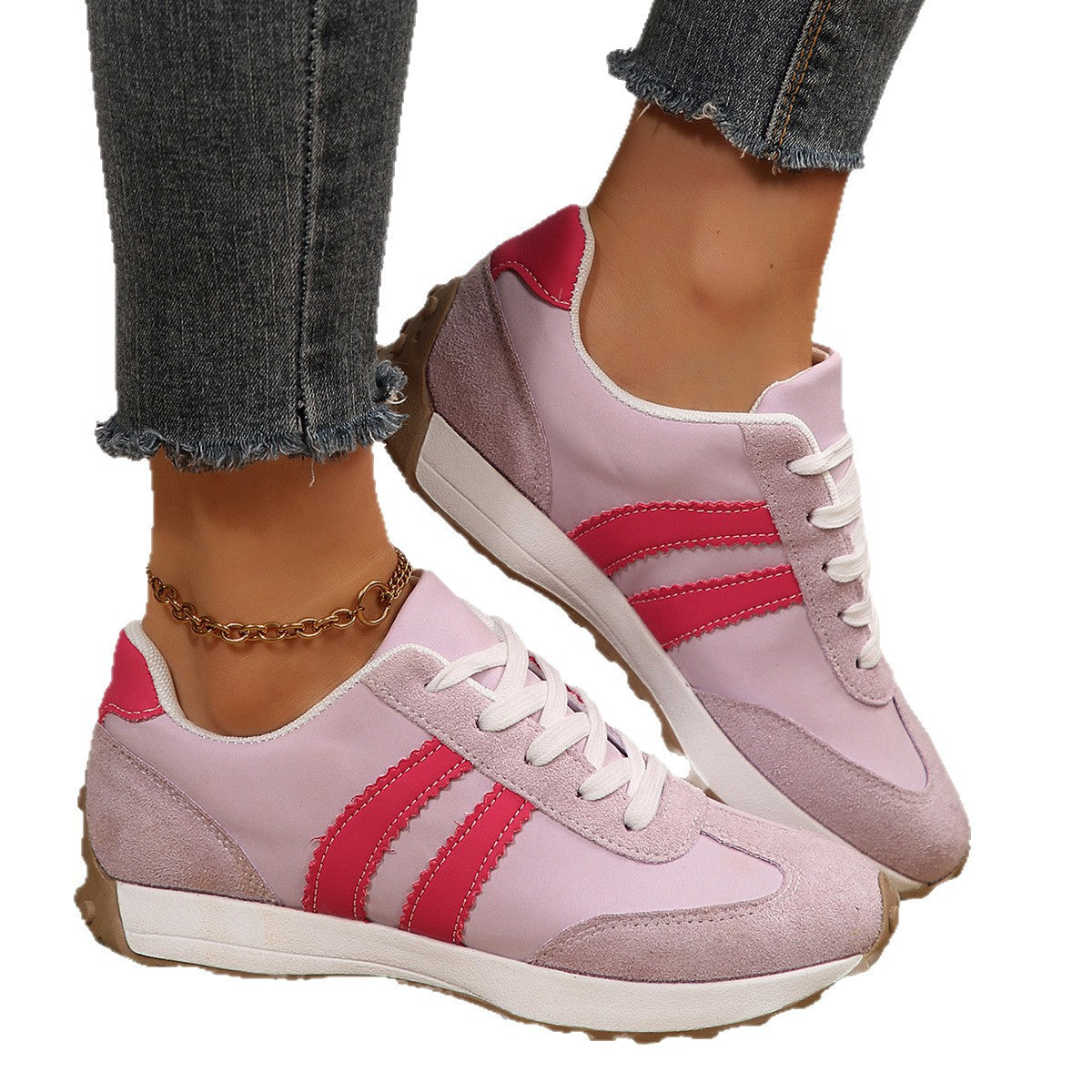Women's Retro Chunky-soled Casual Sneakers