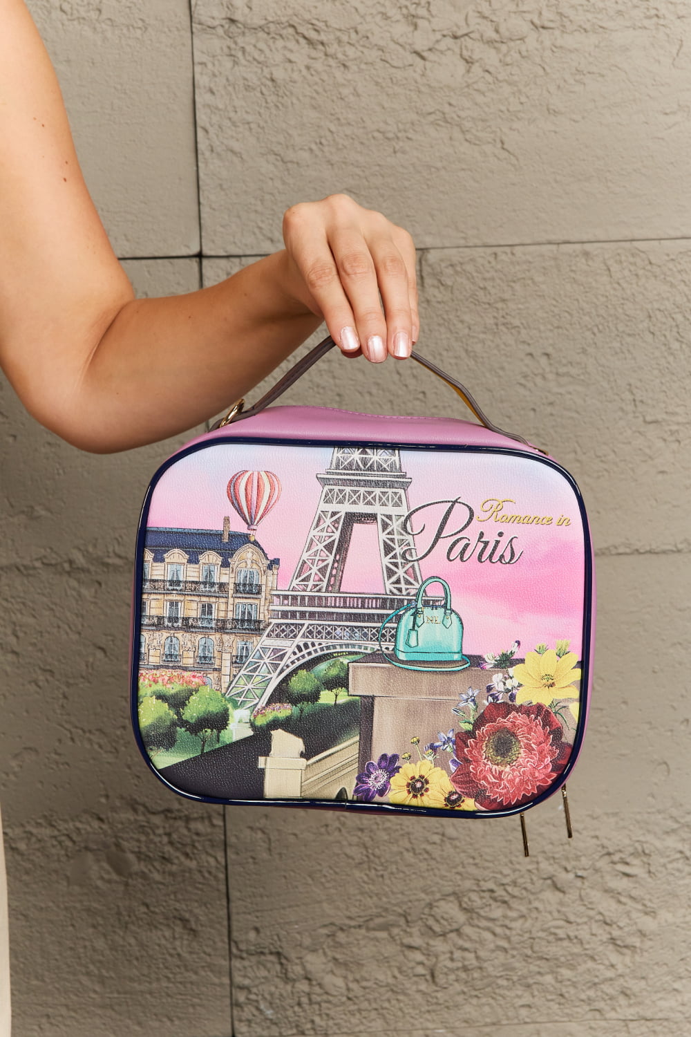 Bolso con estampado de Nicole Lee USA con tres bolsos pequeños
