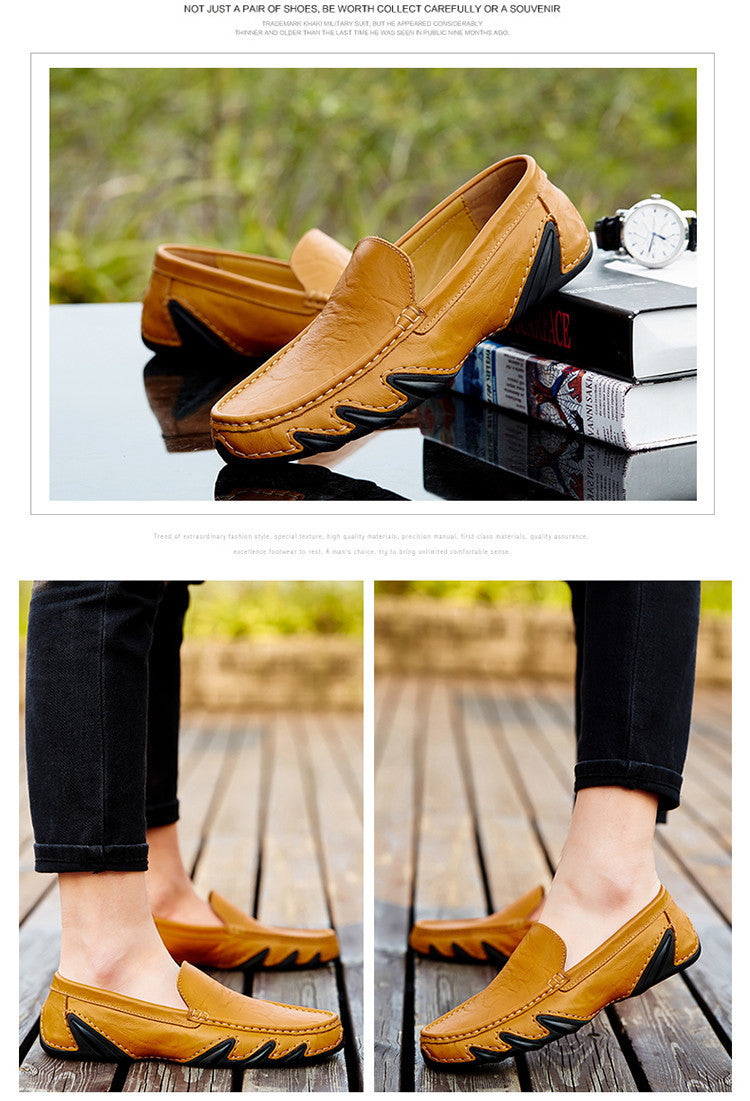 Men's Retro British Style Leather Shoes
