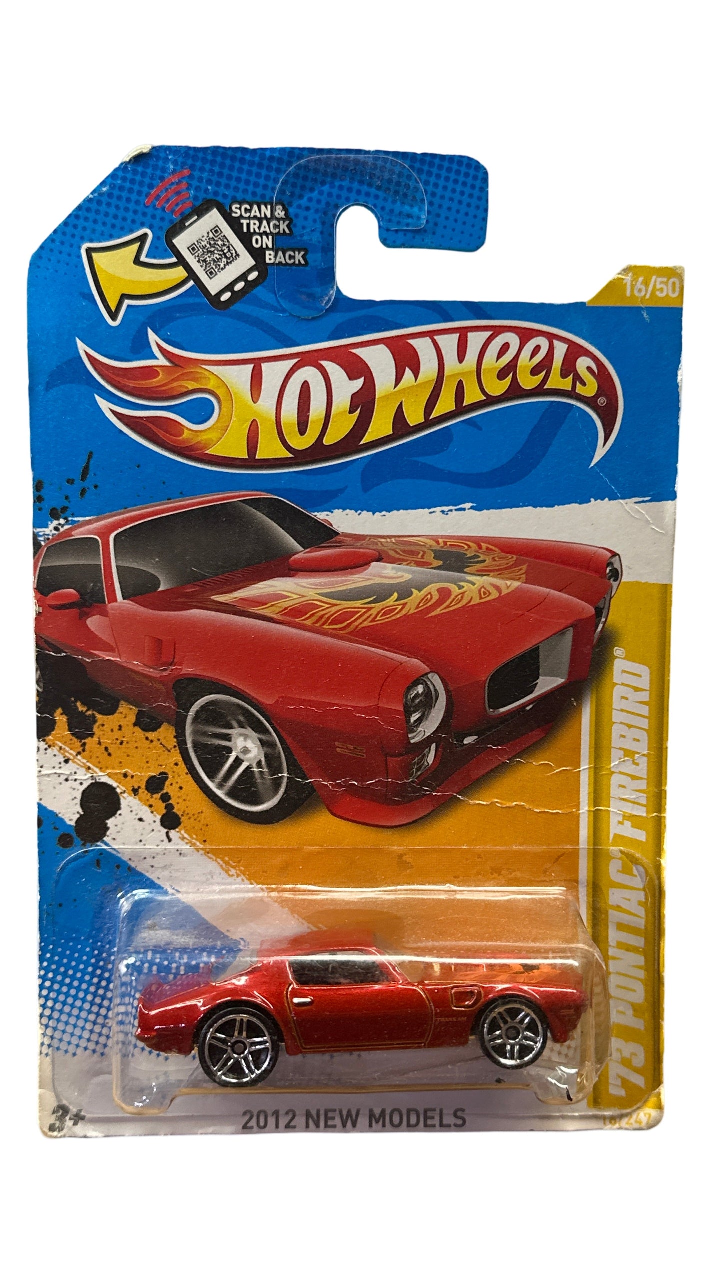 Hot Wheels - Pontiac Firebird '73 (Rojo) - 2012 HW 16/50 - 16/247
