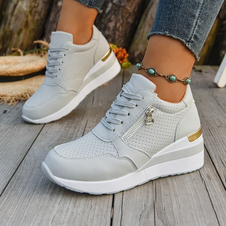 Casual Lightweight Wedge Sneakers