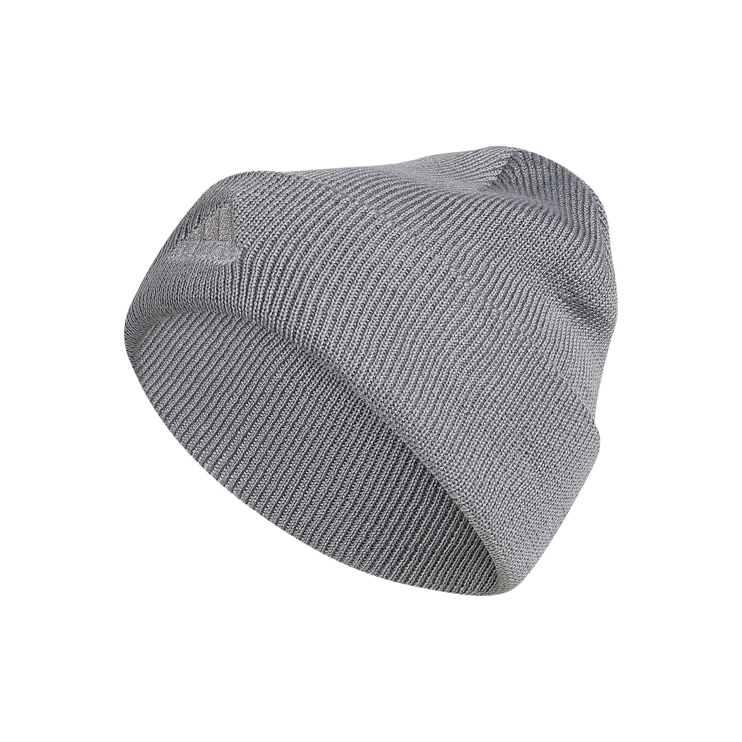 adidas Womens Holiday Shine Beanie Grey/Silver Metallic One Size