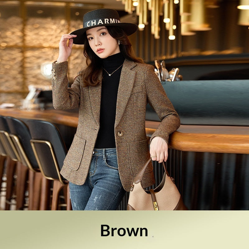 Springautumn New-season Sophisticated Wool Coat