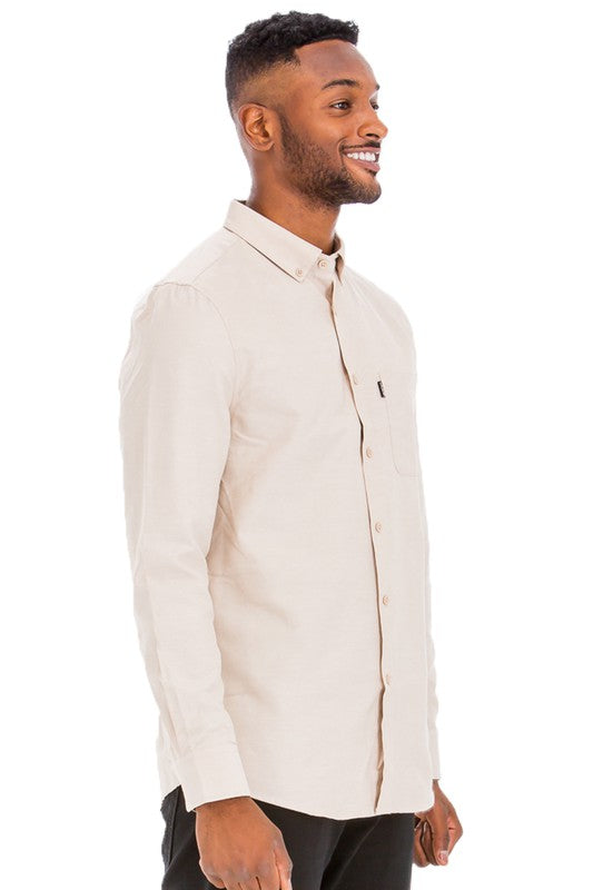 Camisas casuales de manga larga Weiv para hombre