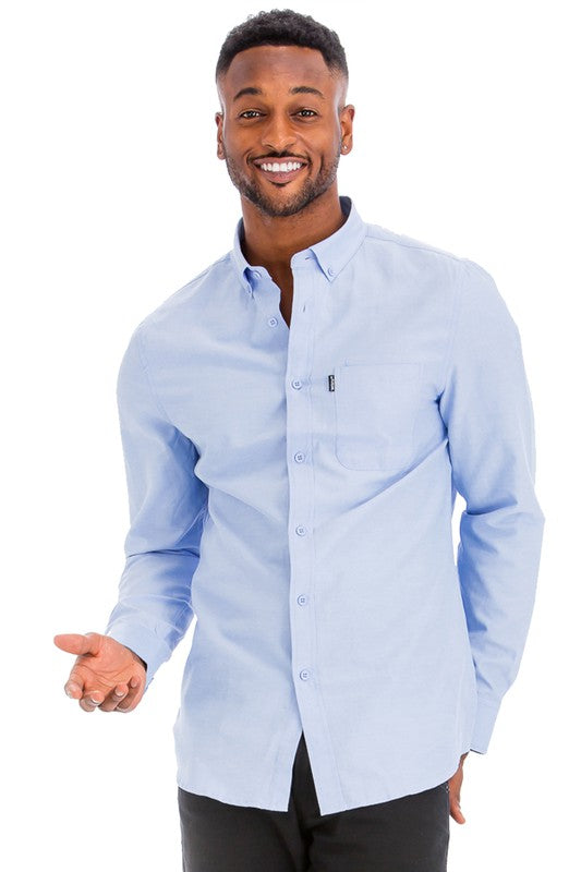 Camisas casuales de manga larga Weiv para hombre