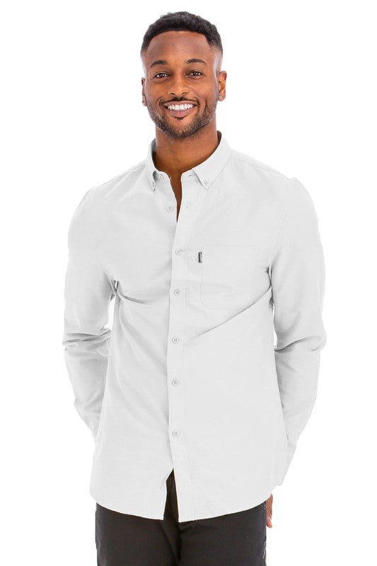 Camisas casuales de manga larga Weiv para hombre