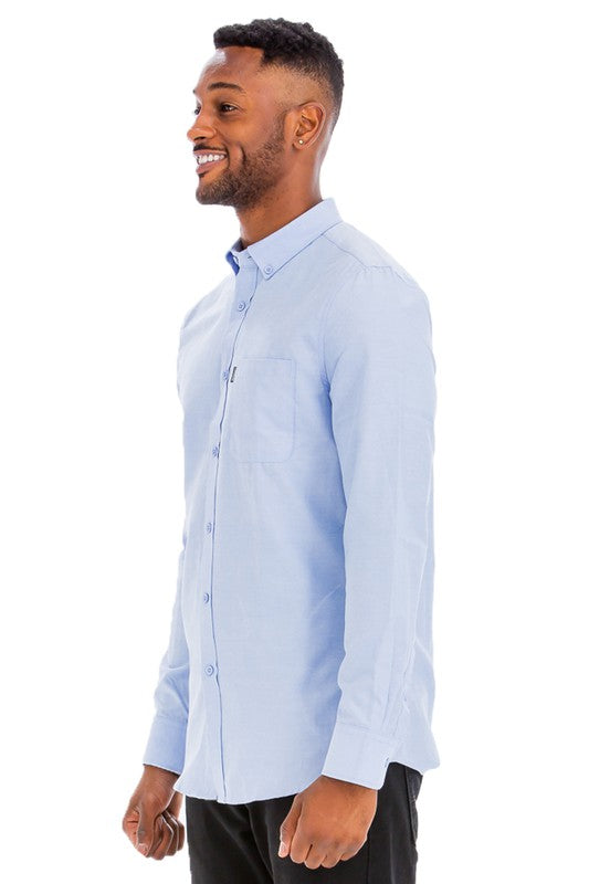 Camisas casuales de manga larga Weiv para hombre
