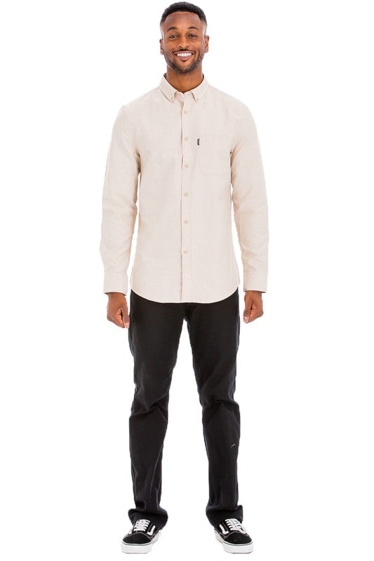 Camisas casuales de manga larga Weiv para hombre