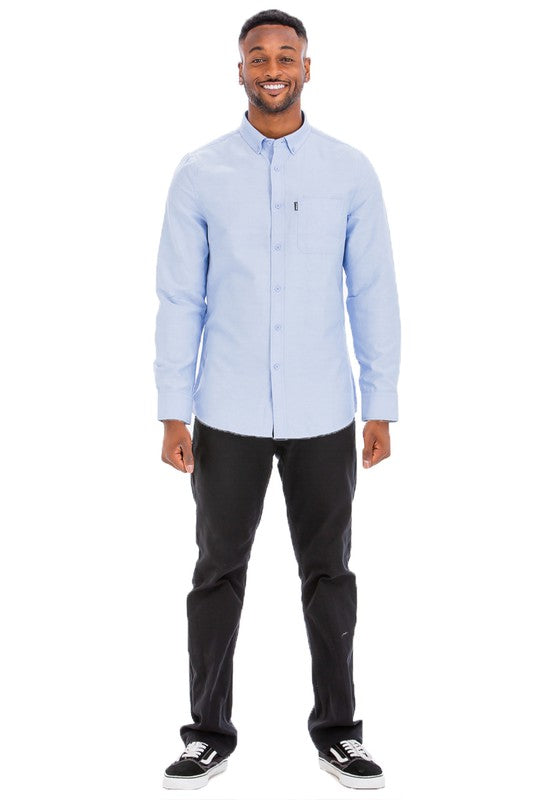 Camisas casuales de manga larga Weiv para hombre