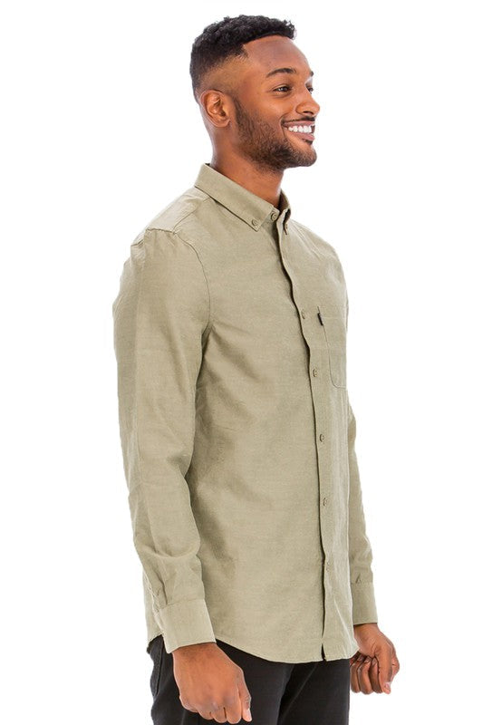 Camisas casuales de manga larga Weiv para hombre