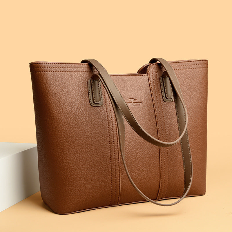 Women's Simple High-Capacity Waterproof Shoulder Bag Crossbody Bag