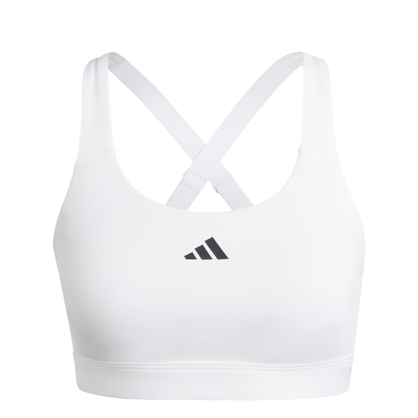 adidas Womens TLRD React Training High-Support Bra White