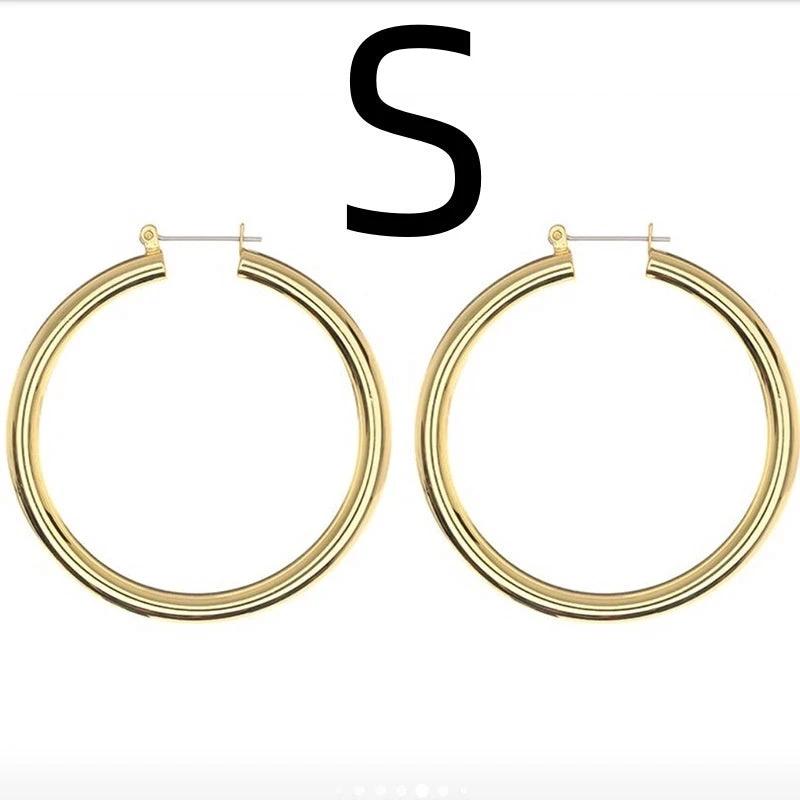 Titanium Steel HOOP Ring HOOP Earrings Cold Scenery Surface