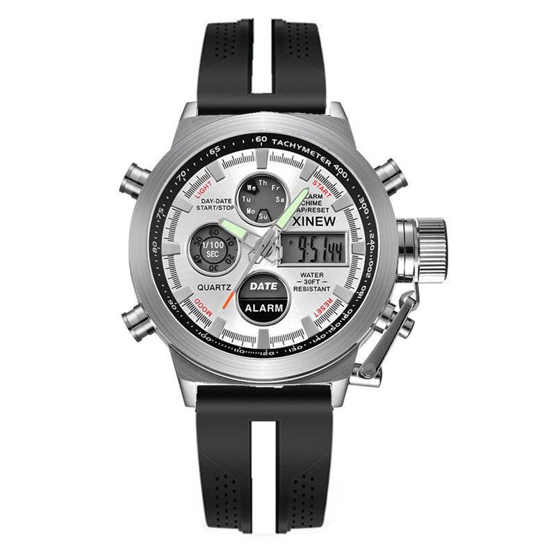 Men's Fashion Belt Multi-functional Watch
